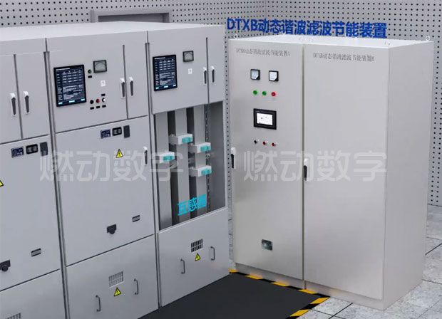 完成康迪欣電氣公司動態(tài)諧波濾波節(jié)能裝置三維動畫